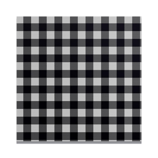 12 Pack: Siser® EasyPSV® Permanent Patterns Vinyl, Black & White Plaid